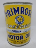 Primrose Speedway Motor Oil Quart Can