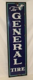 The General Tires Porcelain Vertical Single Sided Sign