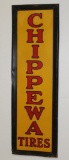 Chippewa Tires Vertical Tin Sign