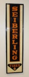 Seiberling Tires Vertical Tin Sign