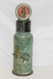 Early Schrader Tire Valve and Gauge Counter Display with Original Top