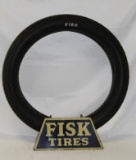 Early Style Fisk Tire Display Stand with Fisk Tire