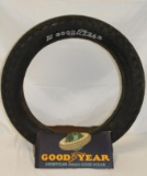 Goodyear Tires Cardboard Display Stand and Goodyear Motorcycle Tire