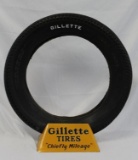 Gillete Tire Display Stand with Gillette Tire