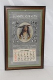 Dunning & Stevens Livestock Commission Merchants 1913 Calendar