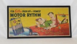 Whiz Motor Rhythm Tune Up Graphic Poster with Auto