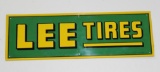Lee Tires Horizontal Single Sided Tin Sign