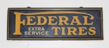 Federal Tires Single Sided Tin Horizontal Sign
