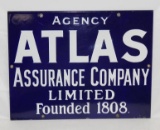 Atlas Assurance Company Limited Single Sided Porcelain Sign