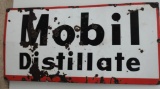 Mobil Distillate Porcelain Sign
