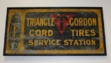 Triangle Gordon Single Sided Graphic Tire Sign