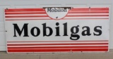 Mobilgas Single Sided Porcelain Sign