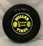 Miller Tires Guaranteed 18 Month Light Up Display with Tire