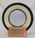 Ajax Road King Tire Display Stand with Ajax Tire