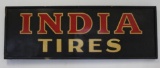 Early India Tires Tin Sign