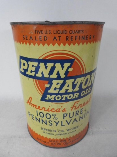 Penn-Eaton Motor Oil Five Quart Can