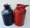 Red and Blue Bulk Oil Can