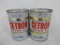 Sohio HD Cetron Quart Oil Cans