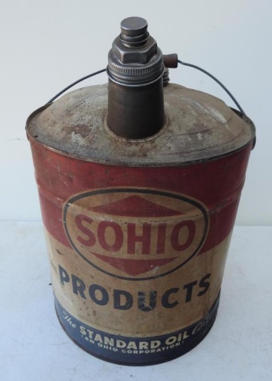 Sohio Five Gallon Oil Can