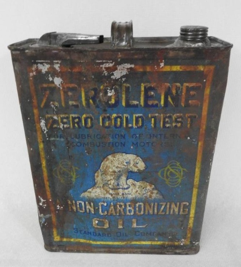 Zerolene Motor Oil Gallon Can