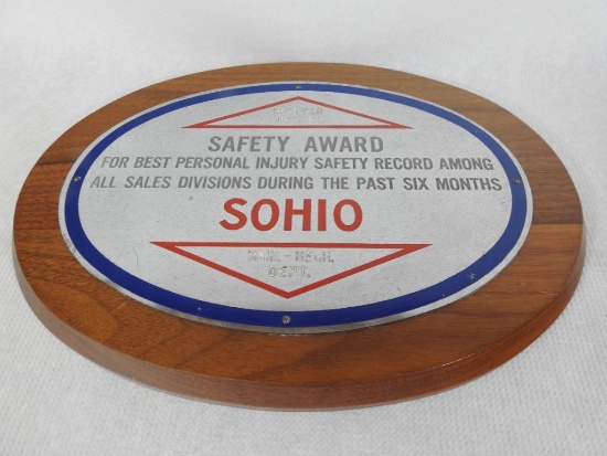 Sohio Safety Award (oval)