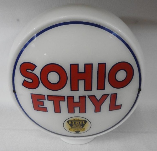 Sohio Ethyl Gas Pump Globe