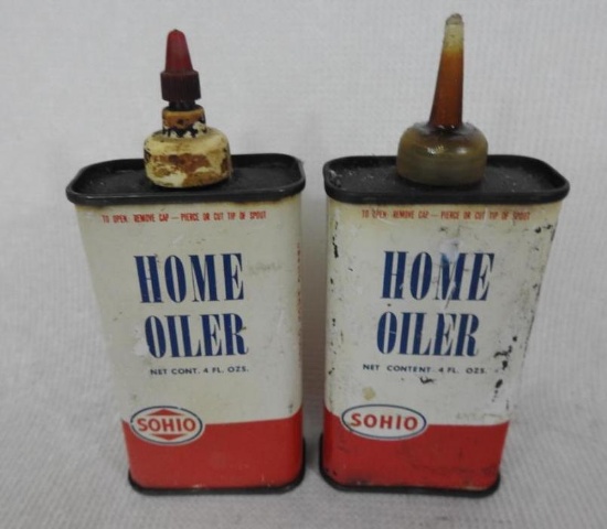 Sohio Home Oiler Handy Oil Cans