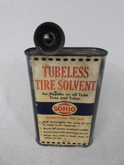 Sohio Tubless Tire Solvent Can