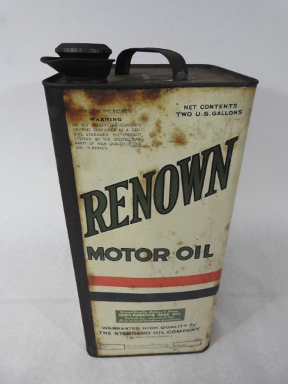 Renown Motor Oil Two Gallon Can