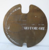 Sohio Motor Oil Brass Stencil