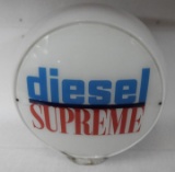 Diesel Supreme Gas Pump Globe
