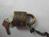 Standard Oil Co Brass Lock