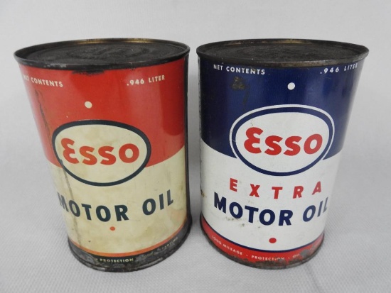 (Sohio) Esso Quart Oil Cans