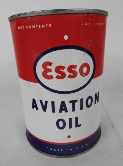 (Sohio) Esso Aviation Quart Oil Can