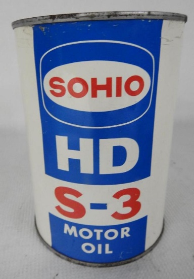 Sohio HD S-3 Quart Oil Can