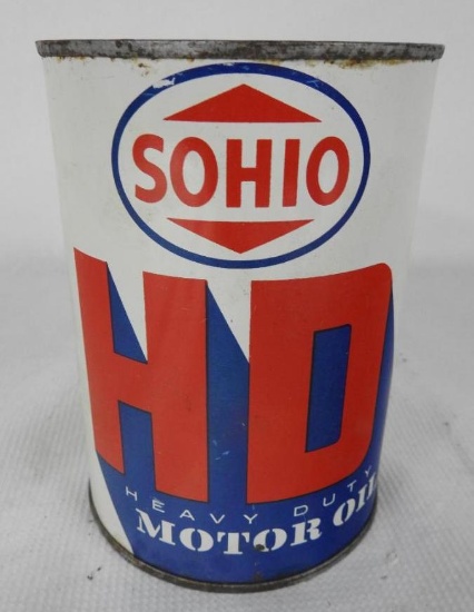 Sohio HD Motor Oil Quart Can