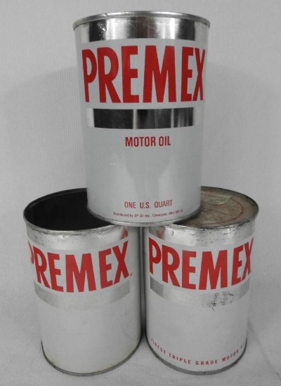 (Sohio) Premex Quart Oil Cans