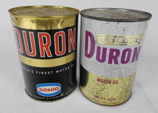 Sohio Duron Quart Oil Cans