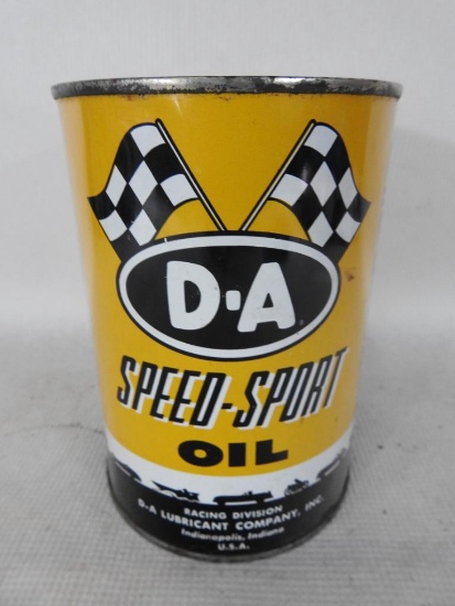 D-A Speed Sport Motor Oil Quart Can