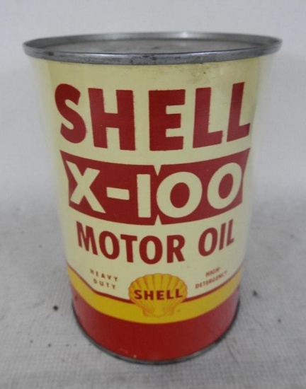 Shell X-100 Quart Oil Can