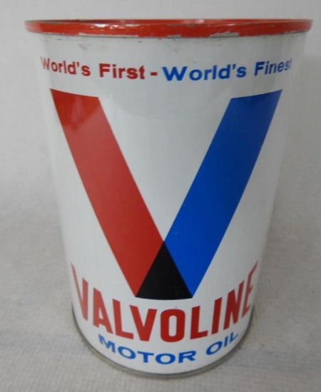 Valvoline (white) Motor Oil Quart Can