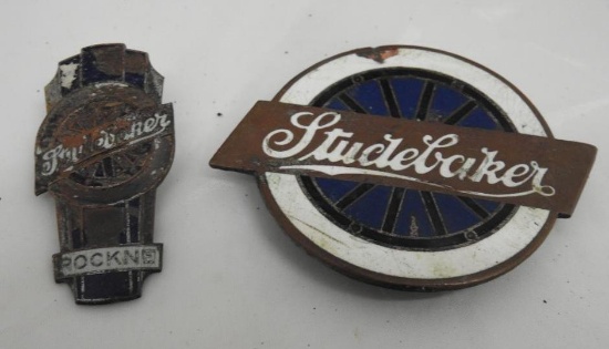 Studebaker Rockne Radiator Emblem Badges