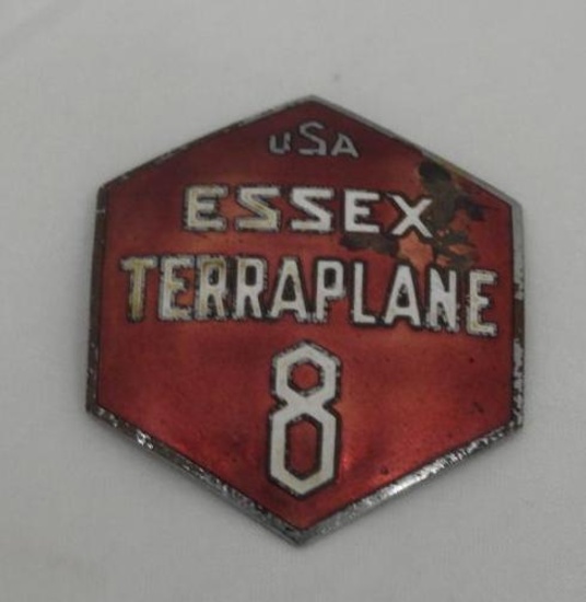 Essex Terraplane 8 Radiator Emblem Badge