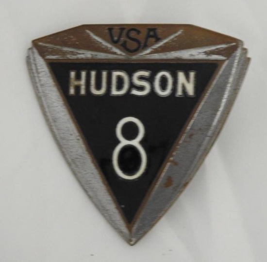 Hudson 8 Radiator Emblem Badge
