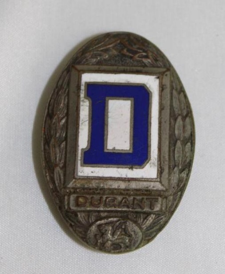 Durant Radiator Emblem Badge