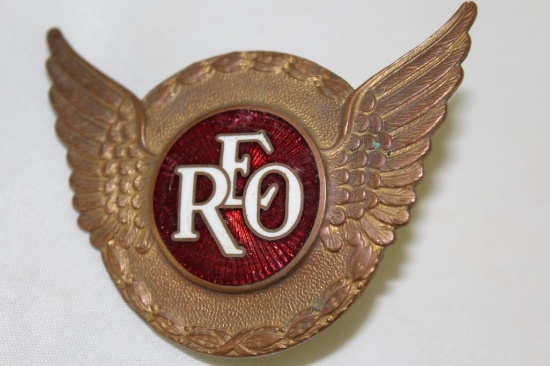 REO Radiator Emblem Badge