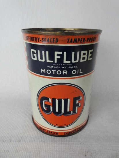 Gulflube Motor Oil Quart Can