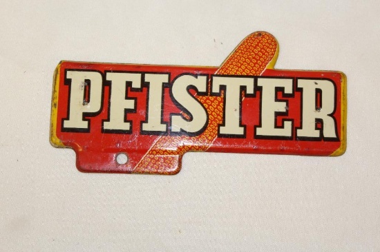 Pfister Seed Corn License Plate Topper