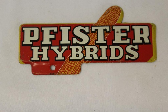 Pfister Hybrids Seed Corn License Plate Topper