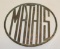 Mathis Automobile Radiator Script Emblem